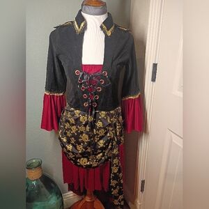 Pirate Velveteen Costume, Nicer Quality NWOT, MED